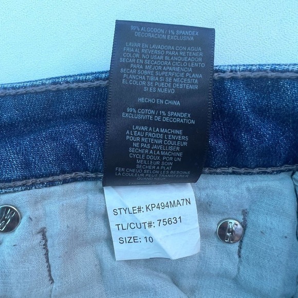 Kut from the Kloth High Rise Denim Straight Leg Jeans - Picture 12 of 12